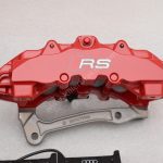 Audi RS Full Big brake upgrade Brembo 8 Pot Calipers 365x34mm Wave Brake discs Brand NEW Red-37