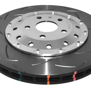 Audi Rs4 RS5 R8 Brake Discs DBA 52834SLVS 365x34mm- 5000 series Fully Assembled 2-Piece Clear Anodised T3