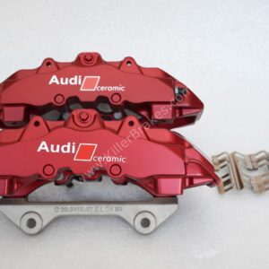 Audi Rs4 RS5 B8 R8 Brake Calipers Brembo 8Pot 20.7675.02 Red anodised New